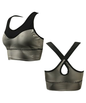 Diadora unterstützend Frauen schwarzer Sport BH