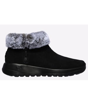 Inspiriert von unserer Skechers GOwalk Joy Plattform, kombiniert der Skechers On The GO Joy - Savvy Stiefel Innovation und Stil. Dieser moderne, lässige Stiefel für kaltes Wetter verfügt über ein innovatives 5GEN-Zwischensohlendesign und ein weiches Obermaterial aus Wildleder und Kunstfell.
- Neue Skechers luftgekühlte Goga Mat Einlegesohle- Verjüngendes Mittelfußdesign für verbesserte Unterstützung des Fußgewölbes- Innovative und reaktionsschnelle 5GEN-Zwischensohle- Weiches, warmes Chenille-Stoff-Boot-Futter- Modifiziertes Sohlendesign für einen stabilisierten, gepolsterten Gang- Weicher Plüsch-Kunstfell-Kragenbesatz für zusätzlichen warmen Komfort