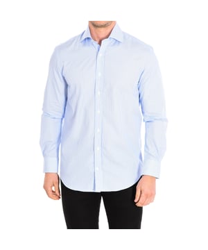 Camisa de manga larga Café Coton
Color Blanco-rayas azul
Cuello de solapa.
Cierre de botones en el frontal.
Puños para gemelos.
Costuras vistas a tono.


Composición:  100% Algodón

Lavar máximo a 40ºC.
- Planchar a media temperatura, máx. 100ºC.
- Permite usar secadora.
- No usar lejía.
- No admite el  lavado en seco.