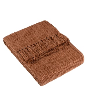 In muted earthy tones and solidly crafted from super soft, woven blends of yarn, the Morni throw instantly creates a warm, understated style for your soft furnishings. The design is complimented by tassel fringing on two sides and is ideal if you love to build up textures within a modern, neutral interior.