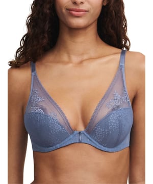 Passionata Maddie Plunge T-Shirt Bra. With smooth cups, floral lace and hook and eye closure. Product is recommended hand-wash only.