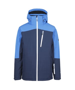 Material: 94% Polyester, 6% Elastan TPU-Membran. Gewebe: Gewebt. Design: Farbblock, Logo. Kinnschutz, gepolstert, verschweißte Nähte, Unterarmbelüftung. Stoff-Technologie: TP75, Wasserdicht, Winddicht. Manschette: Verstellbar, Innerer Stretch. Ausschnitt: Kapuze. Ärmel-Typ: Langärmelig. Kapuzen-Merkmale: Verstellbar, abzippbar. Taschen: 1 Brusttasche, 2 Seitentaschen, 1 Ärmeltasche, wasserabweisender Reißverschluss. Verschluss: Wasserabweisender Reißverschluss. 5000g/m²,/24hrs. Wasserdichte Bewertung: 5000mm. Saum: Kordelzug.