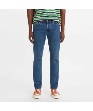 Heren Levis 511 Slim Wilder Adapt Jeans in denim.- 5-pocketconstructie. - Gulp met rits en knoopsluiting.- Gemerkte lederen patch achteraan in de taille.- Gemerkte tab achteraan. - Stretch.- Zit onder de taille met een slanke pasvorm van heup tot enkel.- Ref: 045115425