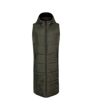 Mit Kapuze. Ärmellos. Kapuzenmerkmale: angenähte Kapuze. Länge: Lang. Recyceltes Polyester. Taschenart: Zwei Taschen unten, Reißverschluss, 1 Brusttasche, Laser-geschnitten. Durchgehender Reißverschluss. Verschleißfeste Schulter, Wattiert. Gewebe: Iloft Ecofill, Glänzend. Gewebetechnik: Ohne PFC (per- und polyfluorierte Chemikalien), PFOA-frei, Wasserfest, wasserabweisend. Design: Gesteppt. 32 DE: 76,2 cm. 34 DE: 81,28 cm. 36 DE: 86,36 cm. 38 DE: 90,17 cm. 40 DE: 96,52 cm. 46 DE: 112 cm. 44 DE: 107 cm. 42 DE: 102 cm.