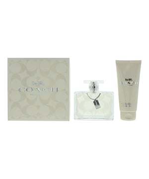 Coach Signature 2 Piece Gift Set combines two luxurious products to indulge your senses and enhance your fragrance experience. Coach Signature Eau de Parfum is a captivating fragrance that embodies modern luxury and sophistication. It opens with sparkling notes of raspberry, pink pepper, and pear, creating a lively and energetic introduction. As the fragrance develops, a bouquet of Turkish rose, gardenia, and cyclamen emerges, adding a touch of femininity and elegance. The base notes of sensual suede, musk, and sandalwood provide a warm and comforting foundation. These elements add depth and longevity to the fragrance, leaving a memorable and lasting impression. The accompanying body lotion is infused with the same Coach Signature scent, allowing you to layer the fragrance and extend its longevity. The lotion has a rich and nourishing formula that hydrates and softens the skin, leaving it smooth, supple, and delicately scented. This set includes a 100ml bottle of Coach Signature Eau de Parfum and a matching 100ml body lotion, creating a harmonious and layered scent that lingers on your skin.