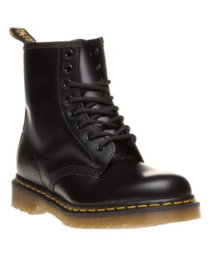 Loaded With All The Durability And Function You Would Expect From A Pair Of Dr Martens Boots. Made From A Tough Sleek Black Leather, The Body Is Adorned With Some Intricate Stitching Patterns. A Trendy Heel Tag Coupled With The Dr Martens Logo Etched Proudly Onto The Ankle Region, Add Style To This Design.