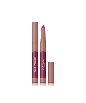 Meet the matte that never stops- New L'Oreal Paris Infallible Matte Lip Crayon for easy on-the-go matte colour with up to 6 hour wear. The ultra-skinny format creates the perfect pout use after use without sharpening. Whilst the slanted tip helps to follow the lips natural shape for mistake-proof application. Enriched with Jojoba Oil and Vitamin E for a comfortable lasting feel and saturated matte colour. From early morning coffee runs to an afternoon cupcake, this smudge proof formula won't let you down. Available in 14 shades from soft nudes to bright pinks and toffee brown shades and a caramel scented formula for irresistible application.