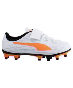 La próxima vez que su joven jugador de Footie llegue al campo, asegúrese de que estas sean las botas que llevan puesto. Son livianos, con un material superior sintético que combina comodidad y longevidad. Y gracias a la construcción de lengua regular, se ajustan a varias formas de pie.