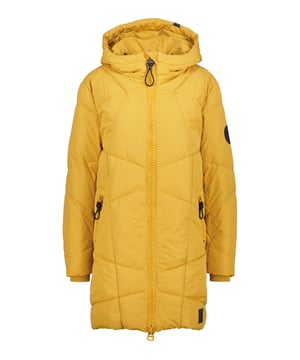 Brandneu und heiß begehrt! Der warm gefütterte Steppmantel KasiaAK A im Casual-Look von Alife and Kickin unterstreicht wunderbar Dein ganz eigenes Gespür für moderne Streetware und ist zudem Dein trendiger Begleiter in der kommenden Winter-Saison. Die unifarbene Winterjacke für Damen überzeugt nicht nur mit ihren modisch aktuellen Trendfarben, auch die  figurumspielende Passform kombininiert mit Styleelementen, wie z Bsp. extra dicke Reißverschlüsse und Logodetails in schwarz gehalten, sind der absoluter Renner dieses sportiven Parkas. Mit seiner großen Kapuze, dem hochschließenden Kragen und der ultraleichten Wattierung hält er Dich richtig schön warm, wenn Du draußen unterwegs bist. Eingrifftaschen mit Zip bieten zudem die praktische Möglichkeit Schlüssel und Kleingeld sicher zu verstauen. Lass Dich von diesem sportiven Brand faszinieren - KasiaAK A die heiß begehrte Damenwinterjacke von Alife and Kickin.