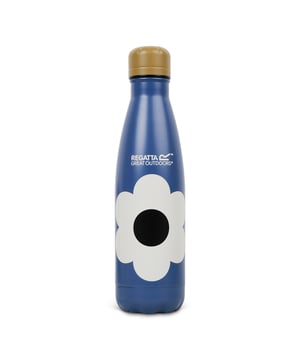 Material: Stainless Steel. Durable, Lightweight, Retains Heat. Design: Daisy, Logo. Double Wall, Insulated, Screw Top Lid. Capacity: 0.5L.
