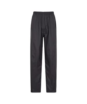 100% Nylon. Design: Plain. Fastening: Pull-On. Adjustable Ankle, Packaway, Taped Seams. Fabric Technology: Breathable, IsoDry, Waterproof. Pockets: 2 Side Pockets. Waistline: Elasticated. Waterproof Rating: 1500mm.