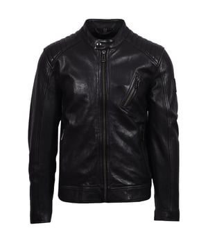 Belstaff V Racer Leather Jacket Black
One for the Belstaff purists. The iconic V-Racer style in a supple leather that feels as good as it looks. Heavy weight, quality jacket, this is a true investment piece and one that will last a lifetime

100% Leather
All metal hardware
Slim Fit
Style - 100038