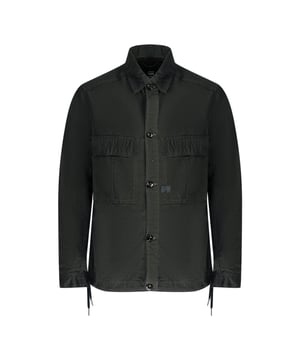 Chaqueta holgada Raven PKT con 2 solapas de G-Star Raw. Chaqueta vaquera negra de G-Star. Chaqueta sobrecamisa holgada PKT de 2 solapas, 100 % algodón. Cuello, Negro oscuro, Manga larga. Cierre de botón, 2 bolsillos en el pecho. Estilo: D18965-C951-976