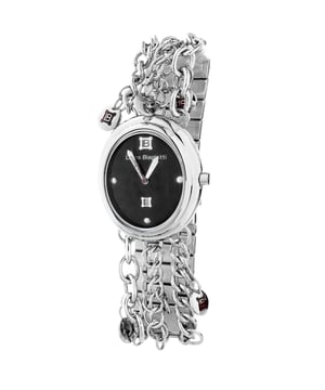 Laura Biagiotti LB0055L-NE - Reloj para mujer cuarzo acero inoxidable• material: acero inoxidable• cristal: minèral• pulsera: acero inoxidable• correa: plateado• resistencia al agua: 0 m (0 ATM)• tamaño de la caja: 32 mm