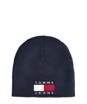 50% algodón, 50% acrílico; gorra Tommy Hilfiger; Modelo: AU0AU00080901; Mano de obra de alta calidad; Reversible; Detalles del logo de Tommy Hilfiger