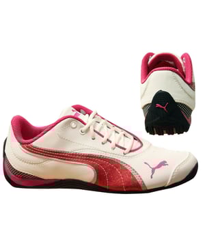 Puma Drift Cat III L brillo de cuero bajo encaje de Juniors 303359 01 x10b