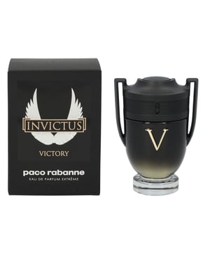 Invictus Victory by Paco Rabanne is an amber fragrance for men. Top notes: lemon and pink pepper. Middle notes: lavender and olibanum. Base notes: vanilla, tonka bean and amber. Invictus Victory was launched in 2021.