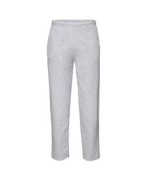 Leichte Jogginghose. Elastischer Bund mit Kordelzug. Seitentaschen. Offener Saum. Material 80% Baumwolle, 20% Polyester, 240g/m². Größe (Bundweite): 2XL (102 cm), L (91 cm), M (86 cm), S (81 cm), XL (96 cm).