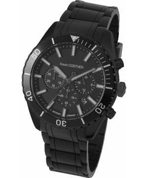 Jacques Lemans KC-104B - Reloj para unisexo cuarzo acero inoxidable• material: acero inoxidable• cristal: minèral• pulsera: silicona• correa: negro• resistencia al agua: 100 m (10 ATM)• tamaño de la caja: 44 mm