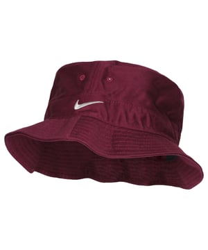 Nike Graphic Logo Plain Burgundy Men's Sun Hat (Product Code: 564791 610), a stylish and practical accessory to shield you from the sun's rays while adding a touch of sporty sophistication to your look. This sun hat from Nike is designed to keep you cool, comfortable, and protected during sunny days.

 Key Features:  

 Sun Protection:  The Nike Sun Hat is crafted with a wide brim to provide excellent sun protection for your face, ears, and neck, helping to shield you from harmful UV rays.

 Breathable Design: Made from breathable materials, this hat allows air to circulate, keeping your head cool and preventing overheating even on hot days.

 Burgundy Color:  The hat comes in a classic burgundy color, adding a touch of elegance to your outdoor attire. The plain design and the iconic Nike logo create a perfect balance between simplicity and style.

 Graphic Logo:  The Nike logo is featured on the front of the hat, representing the brand's reputation for quality and performance.

 Adjustable Strap:  The hat includes an adjustable strap at the back, allowing you to customize the fit to your preference for maximum comfort.

 Durable Construction:  Crafted with durability in mind, this sun hat is built to withstand outdoor activities and maintain its shape and quality over time.

 One Size Fits Most:   The hat is designed to fit most adult head sizes, making it a versatile accessory for men of all ages.

 Versatility:  Suitable for various outdoor activities, such as hiking, gardening, beach outings, or simply for everyday casual wear.

Enjoy your time outdoors while staying protected and stylish with the Nike Graphic Logo Plain Burgundy Men's Sun Hat. Whether you're spending a day at the beach, going for a walk, or participating in any outdoor adventure