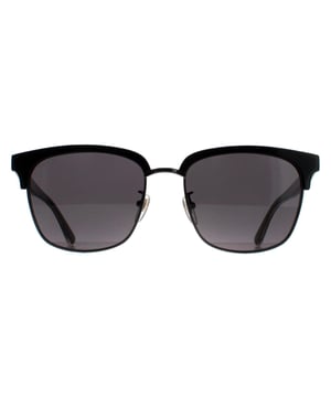 Gucci Square Mens Black and Grey Grey GG0382S  Sunglasses are where sophistication meets impeccable design. These sunglasses are a statement of luxury, boasting a timeless square shape that complements various face shapes and the iconic interlocking GG logo on the temples for that unmistakable Gucci touch. Crafted with meticulous attention to detail and available in a range of exquisite hues, the high-quality materials ensure durability and comfort.