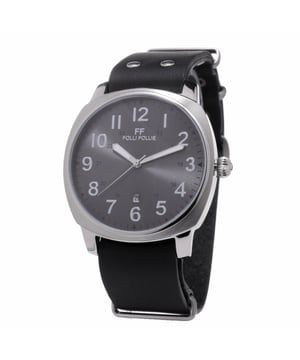 Folli Follie WT14T001SDN - Unisex Uhr Quarz aus Edelstahl• Material: Edelstahl• Glas: Mineral• Armband: Leder• Farbe: Silber• Wasserbeständigkeit: 50 m (5 ATM)• Gehäusegröße: 40 mm