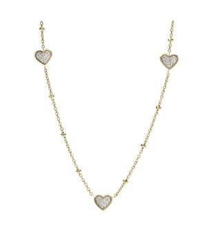 Diese schillernde Halskette für Frauen von Fossil Jewellery ist das perfekte Geschenk, um sich selbst oder einen geliebten Menschen zu verwöhnen. Die Halskette besteht aus Edelstahl, ist golden gefärbt und hat eine Länge von 40 cm bei einem Gewicht von 2 Gramm. Die Fossil Jewellery 'Sutton' Damenhalskette aus Edelstahl - Gold JF03942710 wird in einer beeindruckenden Geschenkschachtel geliefert und kommt mit einer zwei Jahre Garantie.