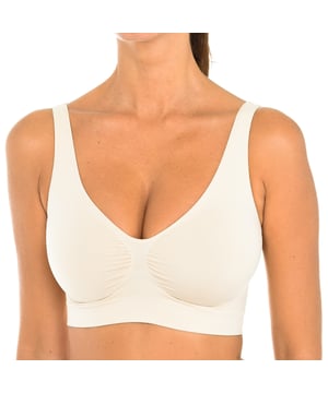 Shaping beha.
 Ademende en elastische stof.
 Natuurlijk push-up effect.
 Top stijl.
 Zonder stiksels.
 Samenstelling: 81% Polyamide, 19% Elastaan
 Onderhoud:
Onderhoud:
 - Wassen op maximaal 40 graden.
 - Niet strijken.
 - Geen bleekmiddel gebruiken.
 - Niet centrifugeren.