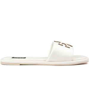 The Vegan Choy Logo Slides From V.gan Embody Ethical Chic With A Trendy Square Toe And 100% Vegan Credentials. Crafted In A Vegan-certified Factory, These Stylish, White Sandals Feature A Sleek Upper And A Comfy Rubber Sole. Embrace The Future Of Fashion And Add Some Oomph With The Peta-approved, Environmentally Conscious Staple, Delivered In Recycled Packaging. Walk The Talk And Turn Heads With Every Eco-friendly Step.