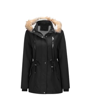 [Material]: Diese moderne Jacke ist aus leichtem und hautfreundlichem Polyester gefertigt und fühlt sich kuschelig und weich an. Wählen Sie eine aus einer Reihe satter Farben für Ihre Modekollektion. [Dezente Details]: Mit einem Kordelzug in der Taille für eine schmeichelhafte Silhouette, zwei Pattentaschen und gerippten Bündchen für Wärme und einer Kapuze mit abnehmbarem Kunstpelzbesatz für ein luxuriöses Gefühl. [Design]: Diese moderne Jacke wurde stilvoll aktualisiert. Sie trifft mit ihrer übergroßen Form genau den richtigen Ton für einen lässigen Stil, der ein Gefühl der Entspannung vermittelt. [Saison]: Mit dieser Jacke können Sie Ihren Look aufpeppen, wenn die Temperaturen sinken. Dieses minimalistische Stück bietet Wärme und Komfort für die Übergangszeit, ohne Kompromisse beim Stil einzugehen. [Vielseitig]: Eine begehrenswerte Mischung aus Funktionalität und Stil, die Ihrer Modekollektion das gewisse Etwas verleiht. Ein typisches Stück, das Sie zu allem tragen können und das Sie durch diese Saison begleitet.