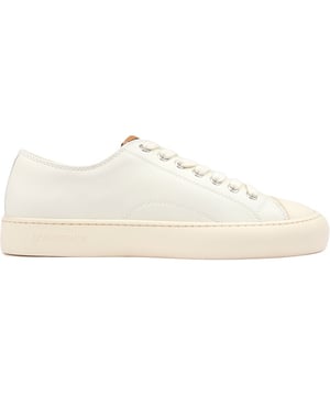 Footloose And Eco-friendly. The Good News Slimer Trainers Are A Breath Of Fresh Air For Your Feet. Crafted From Soft Leather In A Timeless Court Style, These Sporty Leather Trainers Have A Cushioned Footbed, Organic Cotton Lining And Are Made With Eco-friendly Materials To Keep Your Conscience As Light As Your Step. Slip Into Good News And Walk In Comfort.