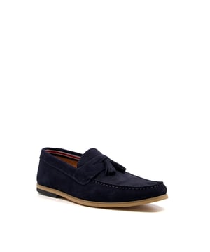 Dune guilt sales loafers red