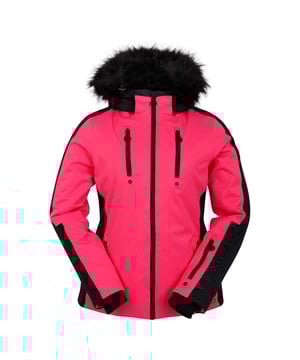 Materiaal: Gerecycleerd polyester. Stof: Fleece, Satijn Touch, Stretch, Velvet Touch. Ontwerp: donzig, effen. Stof Technologie: Ared 10000, Ademend, Hoge Warmte, PFC Vrij, PFOA Vrij, PFOS Vrij, Waterafstotend, Waterdicht. Mouwtype: Geleed, met lange mouwen. Kinbeschermer, Contrastpaneel, Afneembare sneeuwrok, Ritssluiting aan de voorkant, Ritssluiting aan de binnenkant, Gewatteerd, Getapete naden. Halslijn: Kapitein. Kap Eigenschappen: Afneembare rand van imitatiebont. Zakken: 2 zijzakken, 2 borstzakken, ritssluiting. Bevestiging: Volledige ritssluiting. 6 VK: 30 in. 8 UK: 32 in. 10 VK: 34 in. 12 VK: 36 in. 14 VK: 38 in. 20 VK: 44 in. 18 VK: 42 in. 16 VK: 40 in.