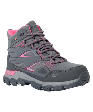 Upper: Durable, Synthetic, Water Resistant. Fabric: TECFOAM. Insole: Isotex Membrane, Synthetic. Midsole: XLT. Outsole: Duo Grip, Stability Plates, Synthetic. Fabric Technology: Breathable, Isotex, Waterproof. Covered Vamp, Foam Collar, Padded Tongue, Pull Tab. Flat. Cut: Ankle. Design: Contrast, Logo, Printed, Text. Toe Style: Cap. Fastening: Lace Up, Slip-In.