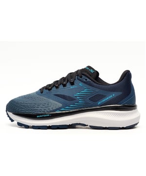 If youre looking for a high-end running shoe at a great price, then look no further than the 361 Nemesis 2. A durable, super comfy supportive running shoe designed for all types of runners who want extra support and superior cushioning underfoot. Rightly named as it reaches to the peaks of endurance and beyond the 361 Nemesis 2 delivers on all fronts. The Nemesis 2 uses a unique double layer textile / mesh to provide full toe-to-heel ventilation. The perfect fit MORPHIT lacing system has been adapted to include both medial and lateral support; accommodating different foot shapes, while still providing the necessary support in motion. The soft tongue reduces pressure over the top of the foot with its anatomical design while a soft padded heel and ankle collar allows the shoe easier on / off wear and a more sumptuous fit and feel The Nemesis 2 also gets a new double-layered cushioned platform make up. The top layer uses full-length QUIKFOAM and the bottom layer uses EVA to enhance the stability of the shoe  providing a more stable base for all your high performance needs. The extended medial post helps to slow the rate of roll at first contact with the ground which in turn makes for a smoother transition and contributes to better running efficiency.
 The Nemesis is a 5-star running shoe at a once in a lifetime price !
 - Textile / Double-layer mesh mix upper enhances breathability
 - Wide fit (2D)
 - Anatomical pressure free tongue design
 - Soft textile lining for comfortable fit and feel
 - Contoured heel design
 - Easy on/off wear
 - Perfect fit lace up closure
 - OrthoLite comfort cushioned insole
 - Quickfoam and EVA rubber blend midsole
 - Durable outsole
 - 361 branding