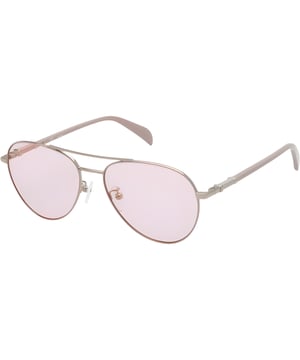 Gafas de sol de mujer de color dorado - Tous STO437-560E59• material: metal• color: dorado• tamaño: 56/16/135 mm (longitud de la lente / ancho del puente / longitud de la varilla)  100% UV PROTECTION
