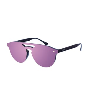 Gafas de sol Kypers con montura de Nylon.
Color Negro
Forma ovalada.
Lentes de color Violeta
Patillas de Nylon, con el nombre de la marca grabado.
100% Protección UV. 
Cristales antirreflejo.
Incluye una funda de tela de protección.

Medidas:  Alto lente: 52 mm. Ancho lente: 50 mm. Puente: 20 mm. Patillas: 150 mm.

Limpieza y manutención:
-Limpiar las gafas con agua y jabón (neutro).
- No utilice paños sucios o abrasivos, que puedan alterar las características de los filtros.
- Utilice solo accesorios y repuestos originales.