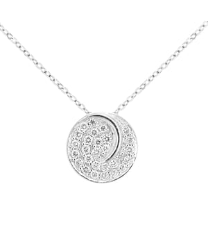 18K (750) White Gold: 2.345gr; # Diamond: 0.28ct