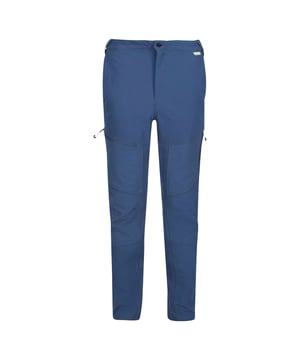 Fabric: Stretch. Design: Contrast Panel. Fastening: Button, Zip Fly. Belt Loops. Fabric Technology: Isoflex, Water Repellent, Wind Resistant. Pockets: 2 Side Pockets, 2 Back Pockets, 2 Thigh Pockets, Zip. Waistline: Part Elasticated. Hem: Zipped.