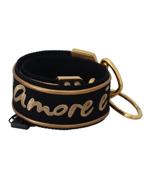 100% Authentic Dolce & Gabbana shoulder bag strap
  Two gold-tone lobster clasps for easy attachment
  Made in Italy