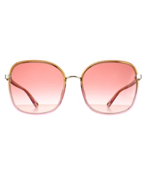 Las gafas de sol Chloe Square para mujer con degradado de amarillo a rosa cristal y rosa dorado Ch0031s Franky son un moderno estilo cuadrado elaborado en acetato ligero. El logotipo de Chloe luce en las patillas para garantizar la autenticidad de la marca.