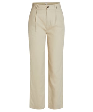 55% Leinen, 45% Viskose; Pepe Jeans Hose; Modell: PL211277 840CONCRET; Hochwertig verarbeitet; Weiche Leinenmischung; Verschluss: Knopf, Reißverschluss; 3 Taschen; Bundfalten mit Gürtelschlaufen; Pepe Jeans Logo-Details