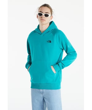 The North Face Raglan Red Box - stylish sweatshirt with raglan sleeves. - - . Stylish Sweatshirt with Raglan Sleeves. - - . Flexible Ribbed Edges Around the Sleeves and Waist. - - . Spacious Kangaroo Pocket in the Front. - - . Print With Logo on Chest, Big Print on Back and Patch with Logo on Bottom Rim.