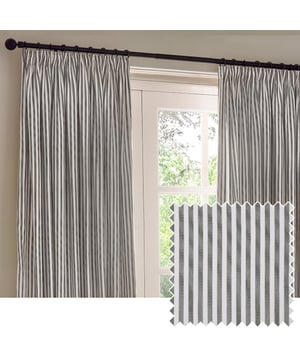 Transform your living space into a sanctuary with Hebden Striped Pencil Pleat Curtains. Crafted from 100% cotton, these curtains offer a soft, yet durable touch. The timeless, textured stripe design complements any minimalist or classic décor, while the room-darkening lining provides the perfect retreat from the outside world. Perfect for those who value natural materials, Hebden curtains are an investment in comfort and style, enriching your home environment without compromise.