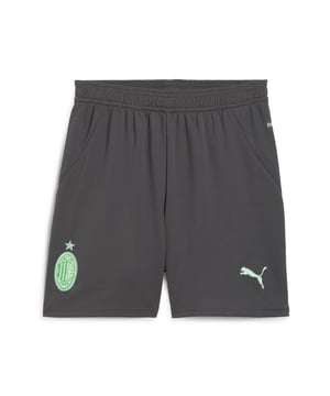 PRODUCT STORY: Hit the pitch like AC Milan's finest in these football shorts. They're made from sweat-wicking material to keep you cool in the tensest moments of the game and are finished with the team's famous crest on the leg. FEATURES & BENEFITS: dryCELL: Performance technology designed to wick moisture from the body and keep you free of sweat during exercise; As part of the RE:FIBRE program, this garment is made of at least 95% recycled material from textile waste and other used materials. DETAILS: Regular fit; 170 gsm, Jacquard; Medium rise; Official team branding; PUMA branding details; PUMA Youth: Recommended for older kids between 8 and 16 years.