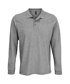 65% Polyester, 35% Katoen. Stof: Pique. Ontwerp: Eenvoudig. Halsuitsnijding: Gekraagd, Getaped. Manchet: Gebreid. Mouwtype: Met lange mouwen. Hem: Tweelingnaaldsteek. Klep met 3 knopen, uitgesneden label, gebreide kraag, versterkte schouders. 200gsm. Duurzaamheid: PETA-goedgekeurd veganistisch.