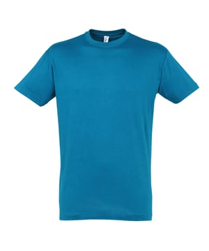 Geklebter Nacken. Gerippter Halsausschnitt. Schlauchförmiger Körper. Zwillingsnadel-Nähte. Stoffgewicht: 150 g/m². Material: 100% halbgekämmte Baumwolle. Brustumfang (Passform): XS(35/36), S(36/38), M(38/40), L(41/42), XL(43/44), XXL(45/47), 3XL(47/49), 4XL(50/52).