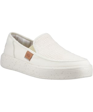 With an open weave at the toes and twill at the heels, the Sunapee M Coastline stonewash-canvas slip-ons are your warm-weather sidekick for everyday cool and comfort.