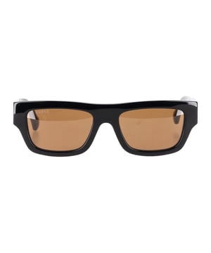 VINTAGE, RRP AS NEW
Crafted in Italy, these sunglasses are made from sturdy black acetate. Acetate is a high-quality and durable material that is commonly used in eyewear. It provides a sleek and polished look while offering excellent resistance to cracking or breaking.

Gucci GG1301S Rectangular-Frame Sunglasses in Black Acetate
Condition: excellent
Material: acetate
Size: one size
Width:   150mm
Height:   45mm
Sign of wear: no
SKU: 361168