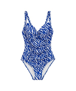 85% Polyester, 15% Elastan. Zum Überziehen. Passform: Schmeichelnd. Design: Abstrakt. Verstellbarer Gurt, Bügellose Gepolsterte Brustkörbchen, Stützendes Körbchen, Bauch-Kontrolle. Nachhaltigkeit: Aus recyceltem Material. Gewebe: Weiche Haptik, Stretch. Rücken: Quadratisch. Herzausschnitt. UV-Schutzfaktor: UPF 50+.
